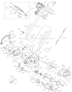 Part Location Diagram of 243327-00 DeWALT Upper Tube